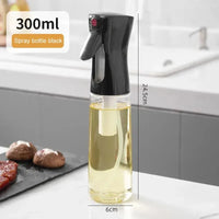 1Pc 200/300/500 ML Oil Spray Pot Kitchen Household Edible Olive Oil Spray Bottle Atomized Misty Oil Tank Air Fryer Spray Bottle