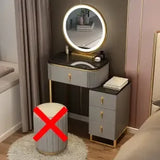 A Set Makeup Dressing Table with Mirror Slate Furniture Girl Bedroom Bedside Storage Cabinet Integrated Minimalist Makeup Vanity Jack's Clearance