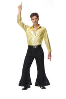 Vintage Disco Diva Costume - Women Men 70s/80s Hippie Stage Outfit