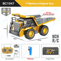 ZWN RC Excavator & Dump Truck – Realistic Construction Vehicle