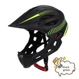 Outdoor Sports Children's Full Face Helmet Balance Bike Scooter Bike Riding Helmet Children's Helmet With Light And Insect Net