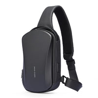 MarkRyden The Ratio Arc Mini:  Hard-shell Waterproof Daily Crossbody Bag USB Port