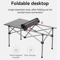 Whotman 73012 Outdoor Folding Table Chair Camping Set Portable   BBQ Picnic Table Waterproof Foldable Durable Folding Table Desk