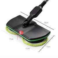 1 Set Rechargeable Cordless Rotary Electric Mop Floor Home Cleaner Wireless Scrubber Polisher 360 Spin Household Cleaning Tools