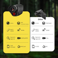 Monocular Night Vision Device 1080P HD Infrared 5x Digital Zoom Hunting Telescope Outdoor Day Night Dual Use 100% Darkness 300m