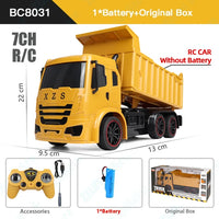 ZWN RC Excavator & Dump Truck – Realistic Construction Vehicle