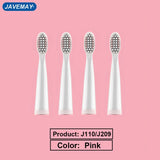 Electric Toothbrush Head Soft Brush Head Sensitive Replacement Nozzle for JAVEMAY J110 / J209