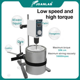 JOANLAB Official Store Mixer Lab Electric Stirrer Digital Display Overhead Stirrer Adjustable Height Lab Equipment 110V To 220V