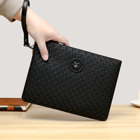 Fashion Business Men Day Clutch Phone Bag High Quality PU Leather Money Handbag Fashion Casual Male Cardholder Case