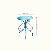 European Retro Iron Garden Furniture Sets Outdoor Courtyard Garden Balcony Table and Chair Set cafe Dining Table and Chairs Z