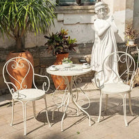 European Retro Iron Garden Furniture Sets Outdoor Courtyard Garden Balcony Table and Chair Set cafe Dining Table and Chairs Z