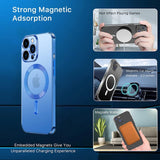 Magnetic Wireless Charging Case for iPhone with Transparent Design and Soft Silicone Cover Jack's Clearance