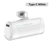 KUULAA Mini Power Bank 4500mAh - Portable Charger for iPhone 14/13/12/11 Pro Max & Samsung/Xiaomi