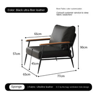 X&D Nordic Simple Leisure Chair Living Room Single Sponge Leisure Chair Light Luxury Italian Minimalist Tiger Chair Balcony Sofa