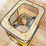 Kitten Lounger Cushion Cat House Sweet Cat Bed Basket Cozy Tent Folding Tent for Puppies and Kittens Jack's Clearance