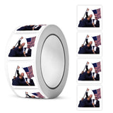 500Pcs/Roll Trump 2024 Keep Fighting Stickers – 2.0cm Self-Adhesive Labels