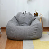 Lazy Sofa Cover Bean Bag Lounger Chair Sofa Seat Living Room Furniture Without Filler Beanbag Sofa Bed Pouf Puff Couch Tatami