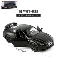 1:36 Diecast Car Models Dark Black Series Exquisite Made Collectible Play Mini Cars 12.5 Cm