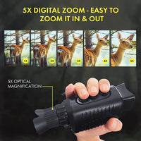 Monocular Night Vision Device 1080P HD Infrared 5x Digital Zoom Hunting Telescope Outdoor Day Night Dual Use 100% Darkness 300m Jack's Clearance