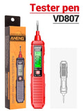 ANENG VD807 One-word Induction Portable 50/60Hz Smart Electric Pen Tester NCV Sensor AC 12-300V Non-contact Wire Detector Tools