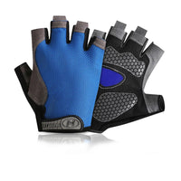 Men Cycling Bicycle Gloves Half Finger Gym Gloves Women Mitten Breathable Anti-slip Glove Fitness Sport Training Gloves