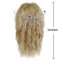 Synthetic 80s Punk Heavy Metal Rock Man Wig