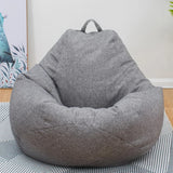 Large Small Lazy Sofas Cover Chairs Without Filler Linen Cloth Lounger Seat Bean Bag Pouf Puff Couch Tatami Living Room