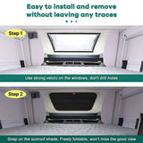 RV Sunroof Sunshades Cover Foldable Car Sun Shield Durable RV Vents Skylight Insulator Cover Waterproof Caravan Blackout Cover