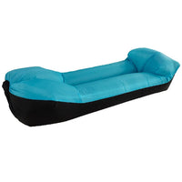 Fast Inflatable Air Sofa Bed Good Quality Sleeping Bag Inflatable Air Bag Lazy Bag Beach Sofa 240*70cm Jack's Clearance