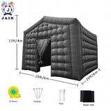 Large Inflatable Cube Disco Tent, Square Gazebo, Event Room, Big Mobile Portable, Night Club Party Pavilion For Outdoor