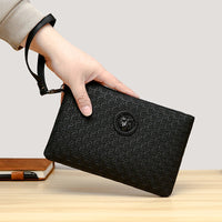 Fashion Business Men Day Clutch Phone Bag High Quality PU Leather Money Handbag Fashion Casual Male Cardholder Case