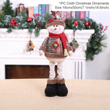 Santa Claus Doll Chirstmas Decorations Home 2024 Decor Table Elk Doll Christmas Ornaments Xmas Navidad Gifts Happy New Year 2025