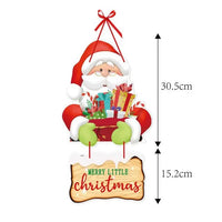 Christmas Porch Hanging Banner – Festive Door Decoration