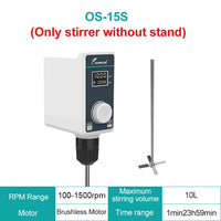 JOANLAB Official Store Mixer Lab Electric Stirrer Digital Display Overhead Stirrer Adjustable Height Lab Equipment 110V To 220V