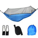 Outdoor Camping Hammock Automatic Quick-Opening Swing Lightweight Portable With Mosquito Net 250X120Cm Sleeping Tent Hammock