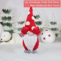 Santa Claus Doll Chirstmas Decorations Home 2024 Decor Table Elk Doll Christmas Ornaments Xmas Navidad Gifts Happy New Year 2025