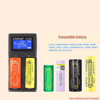 LiitoKala Lii-PD2 LII-PD4 Battery Charger for 18650 26650 21700 18350 AA AAA 3.7V/3.2V/1.2V Lithium NiMH Batteries