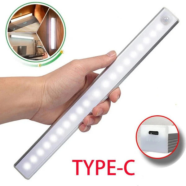 Wireless LED Night Light Motion Sensor Light Closet Night Lamp For Kitchen Bedroom Detector Light Cabinet Staircase Backlight