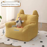 Single Sofa Chair Cartoon Seat Baby Sofa Children Sofa Cute Lazy Bean Bag Environmentally Friendly Thickened Portable Sofa Chair