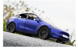 1:24 Tesla Model Y Model 3 Model S Metal Alloy Diecast Toy Car Model Sound And Light Children's Toy Collectibles Birthday Gifts