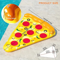 Giant Pizza Slice Pool Float: The Perfect Beach Lounge for Swimming Parties & Beach Entertainment! inflatable toys ，gathering