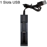 1 / 2 / 4 Slots Dual 18650 Lithium Battery Charger for 18650 14650 Charging 4.2 / 3.7 V Rechargeable Battery Charger