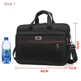 High-capacity Briefcase Business Document Information Storage Bags Weekend Travel Laptop Protection Organize Handbag Accessories