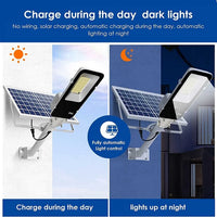 Powerful Solar Light Outdoor Solar Street Light 350/120LED 6500K IP65 Waterproof Street Light For Garage Garden Terrace