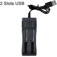 1 / 2 / 4 Slots Dual 18650 Lithium Battery Charger for 18650 14650 Charging 4.2 / 3.7 V Rechargeable Battery Charger