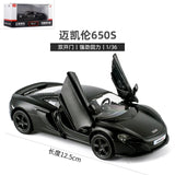 1:36 Diecast Car Models Dark Black Series Exquisite Made Collectible Play Mini Cars 12.5 Cm