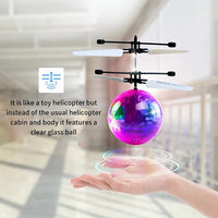 LED Crystal Ball Drone - Colorful Mini Flying Quadcopter Jack's Clearance