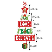 Christmas Porch Hanging Banner – Festive Door Decoration