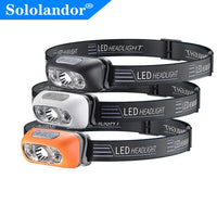 500 Lumen USB Rechargeable Headlamp Motion Sensor Bright LED Running Fishing Flash Head lamp Headlight Infrared Sensor Light