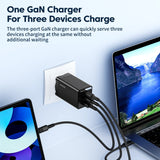 Toocki GaN 67W Charger Quick Charge QC4.0 PD3.0 Fast Charging Type C USB Charger for Macook Pad iPhone 15 14 Pro Max Plus Xiaomi